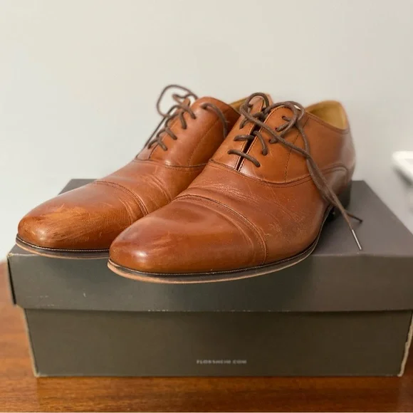 brown dress shoes men's wearhouse World's Most Comfortable Chestnut Dress Shoe main image 0